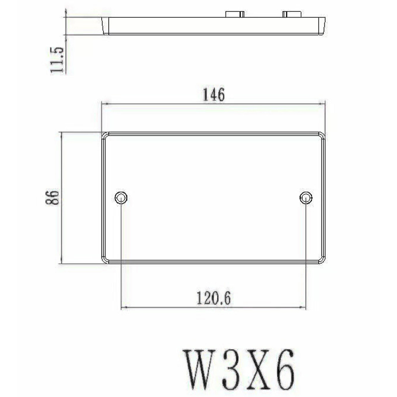 베이클라이트 13A 2 갱 스위치 소켓 HK6213W